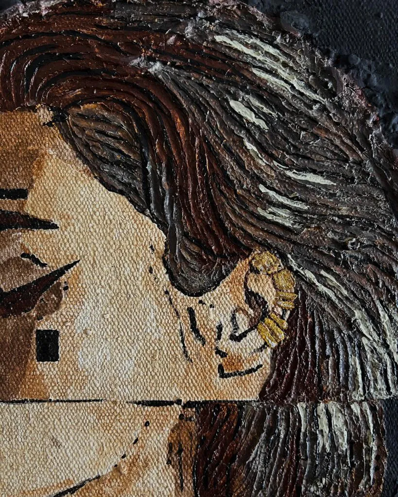 Matisse Dreams — original pop art painting by PRAKORIN, detail 9