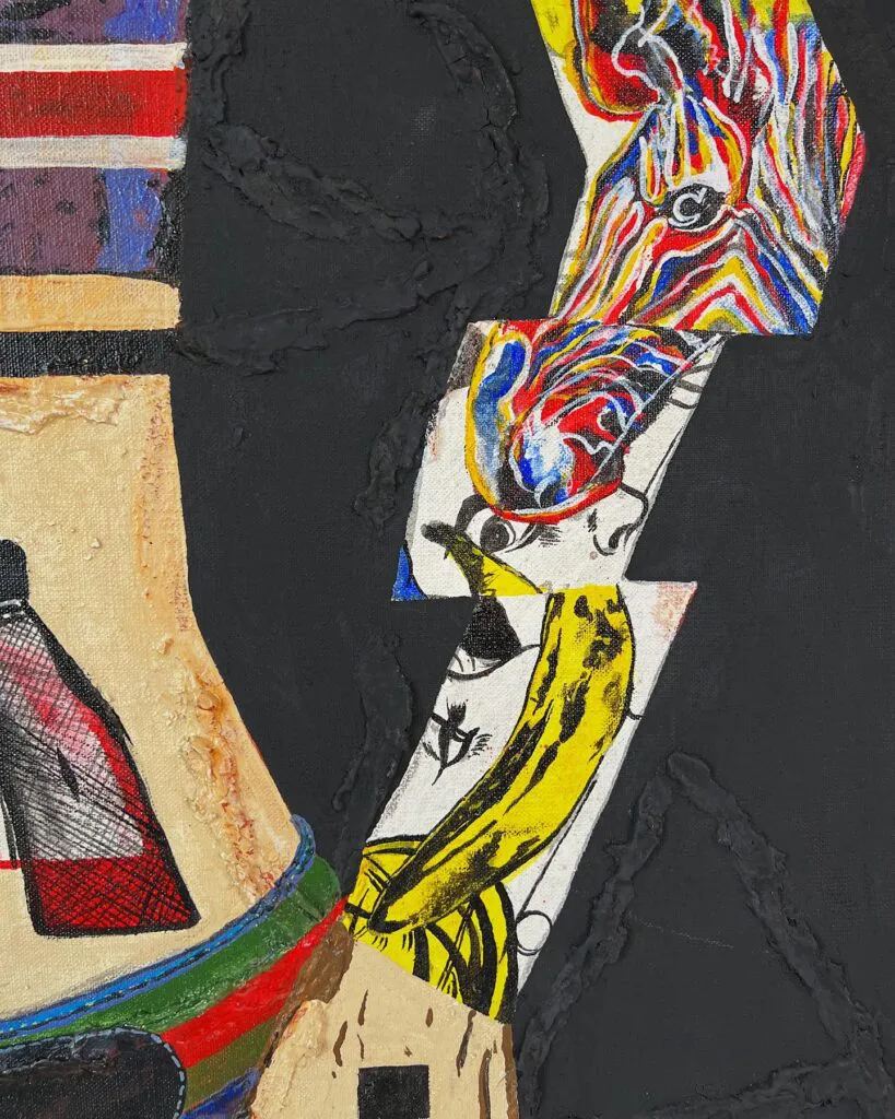 Andy Warhol's Dreams — original pop art painting by PRAKORIN, detail 5