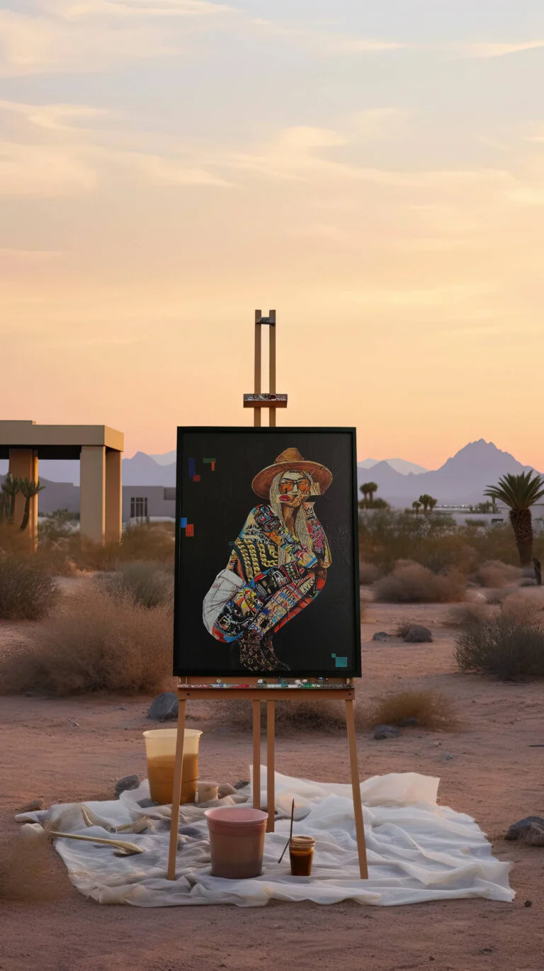 «Basquiat Dreams» in the interior