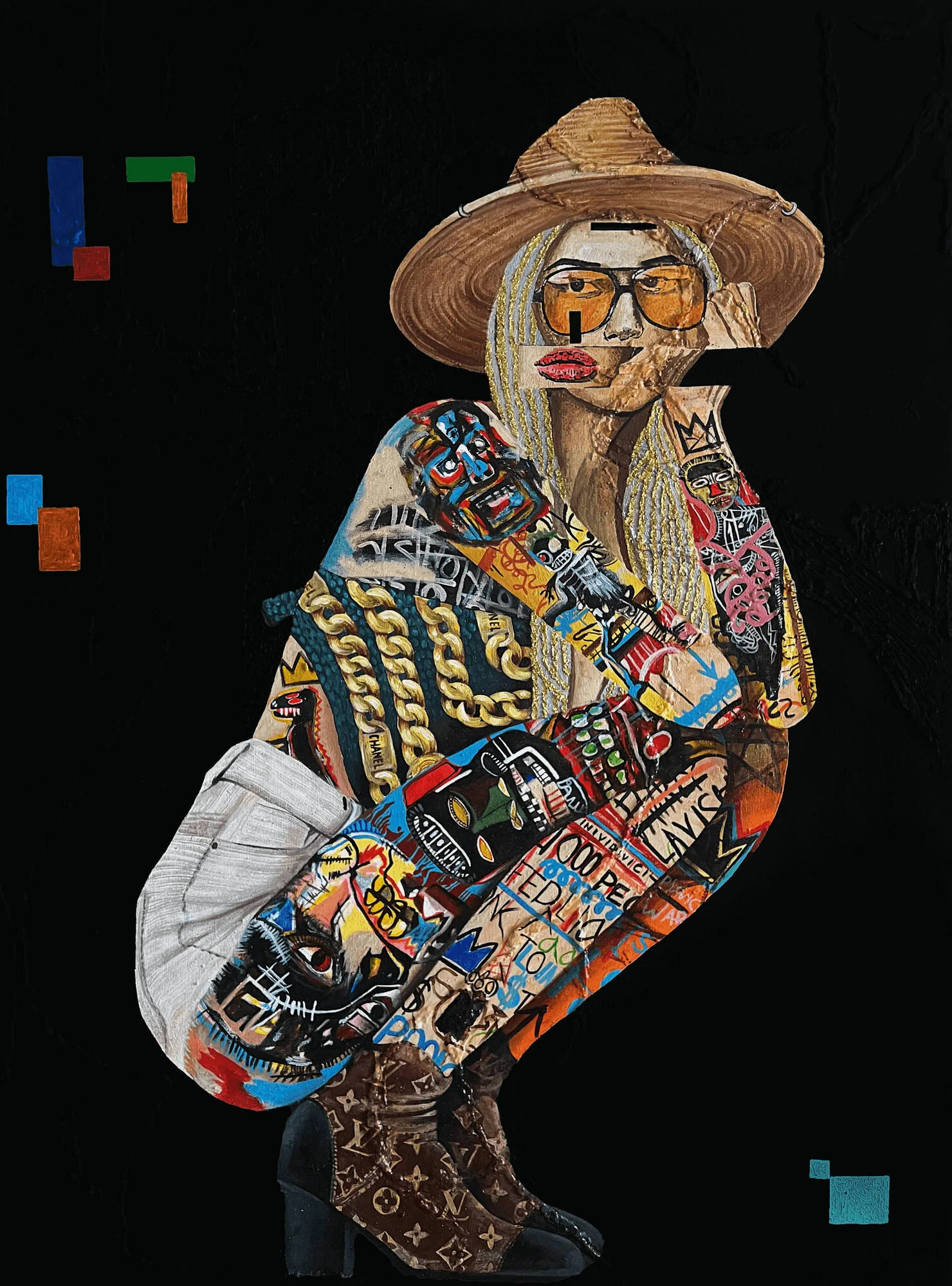 Basquiat Dreams — hand-finished lithograph by PRAKORIN