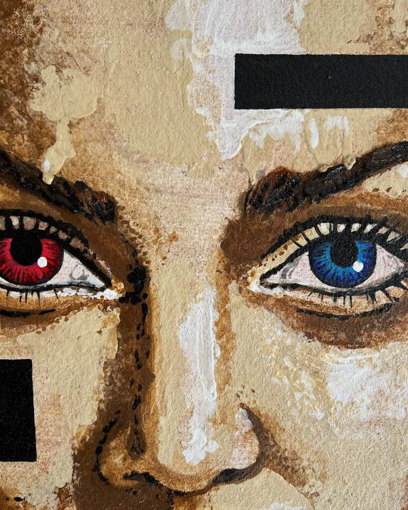 Disney Dreams — original pop art painting by PRAKORIN, detail 2