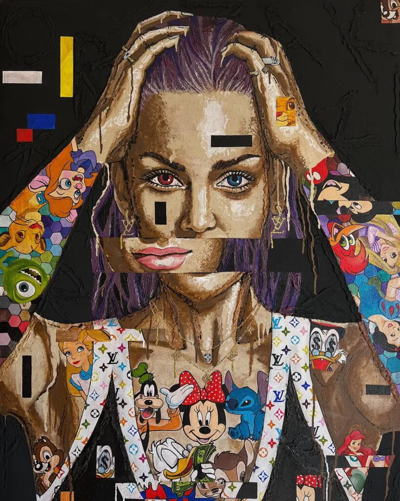 Disney Dreams — original pop art painting by PRAKORIN