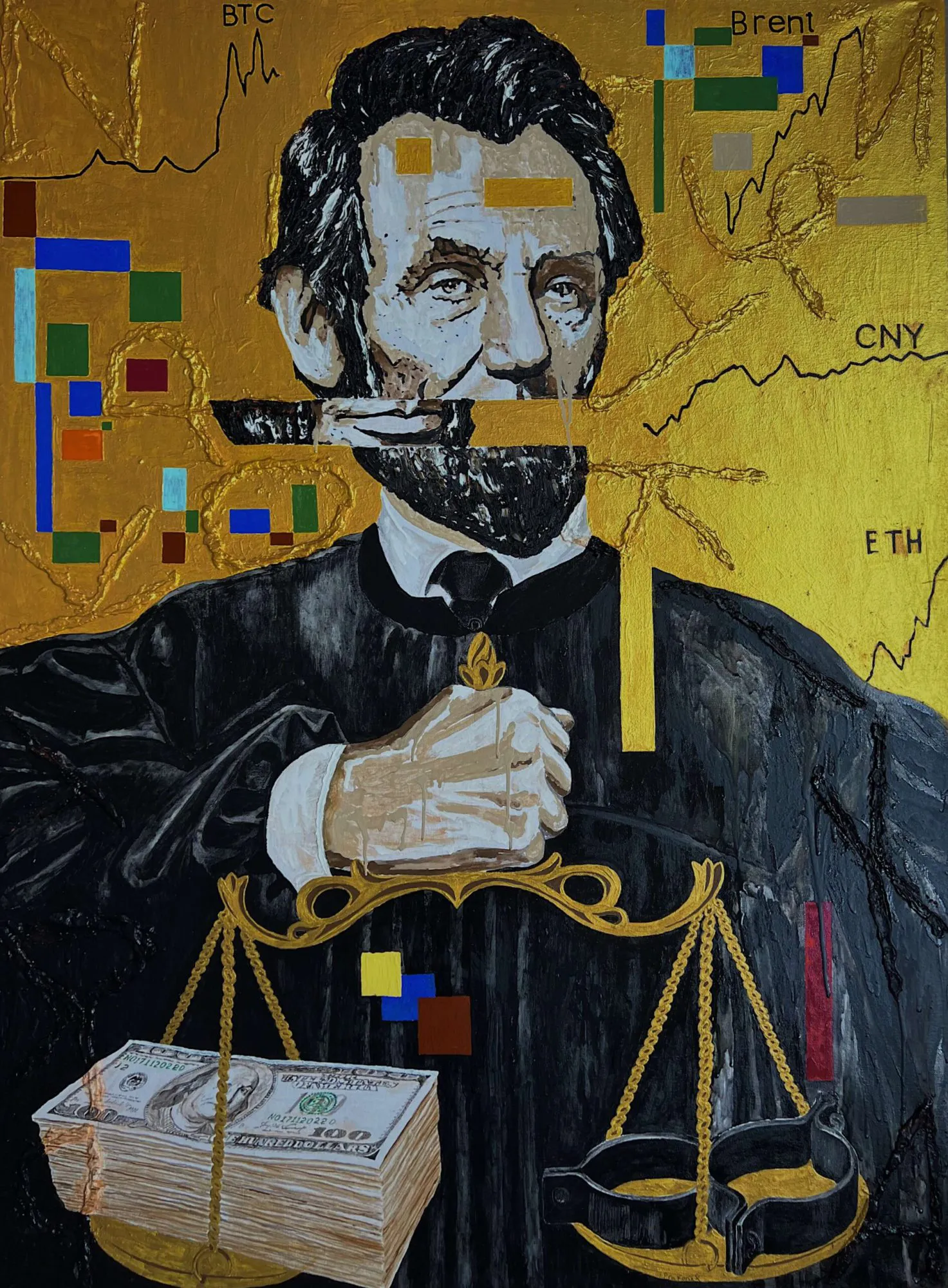 Dnipro is offices — hand-finished lithograph by PRAKORIN