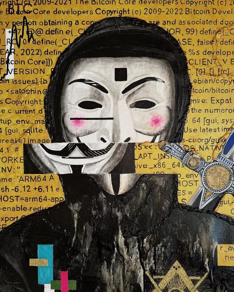Last One — original pop art painting by PRAKORIN, detail 4