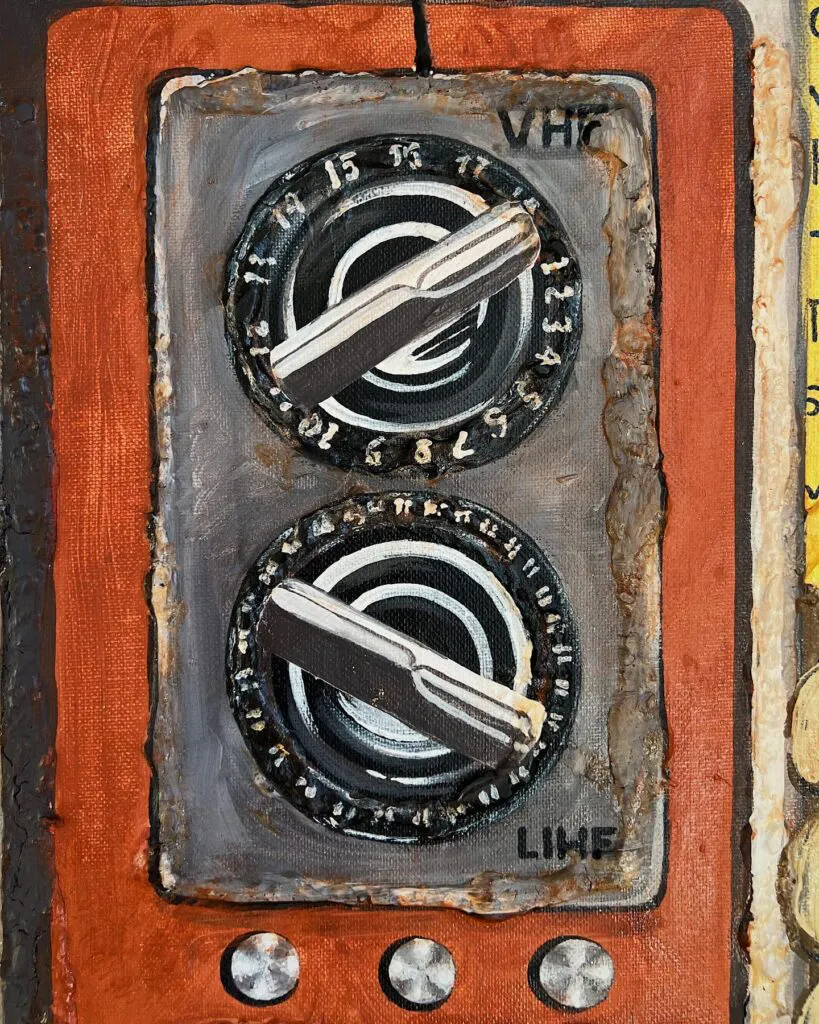 Last One — original pop art painting by PRAKORIN, detail 5
