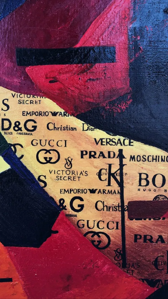 LOUIS — original pop art painting by PRAKORIN, detail 9