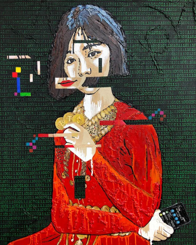 Made in China — original pop art painting by PRAKORIN