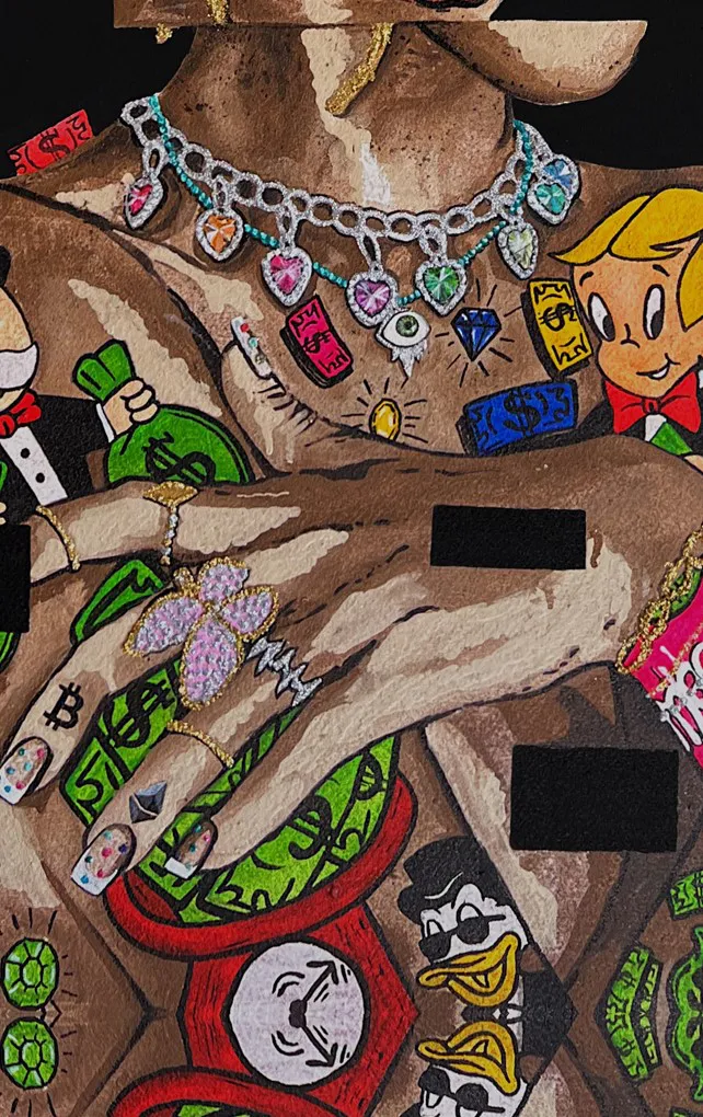 Monopoly Dreams — pop art lithograph by PRAKORIN, photo 3