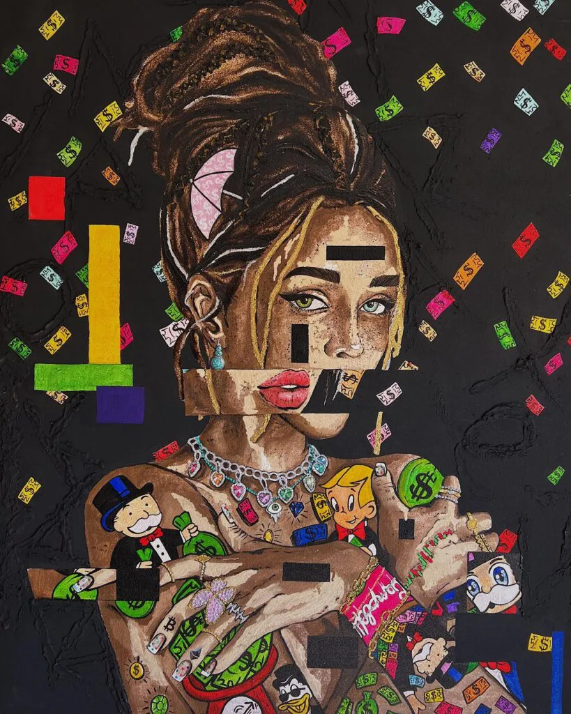 Monopoly Dreams — original pop art painting by PRAKORIN
