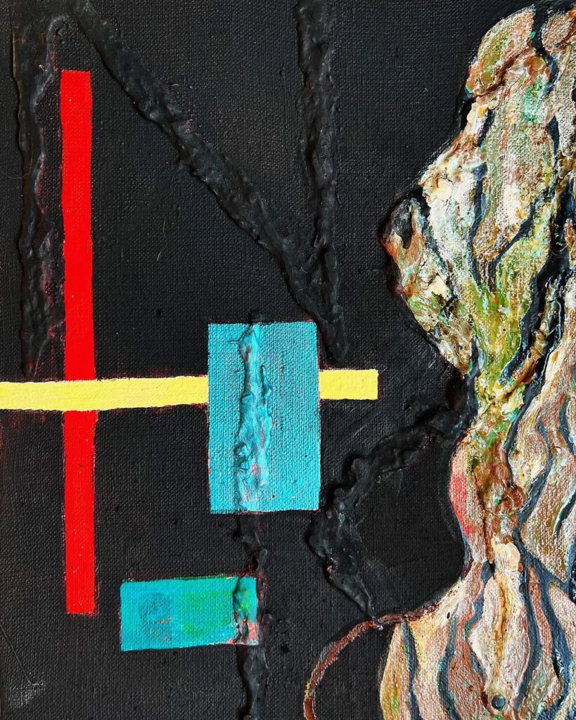 № 1 — original pop art painting by PRAKORIN, detail 6