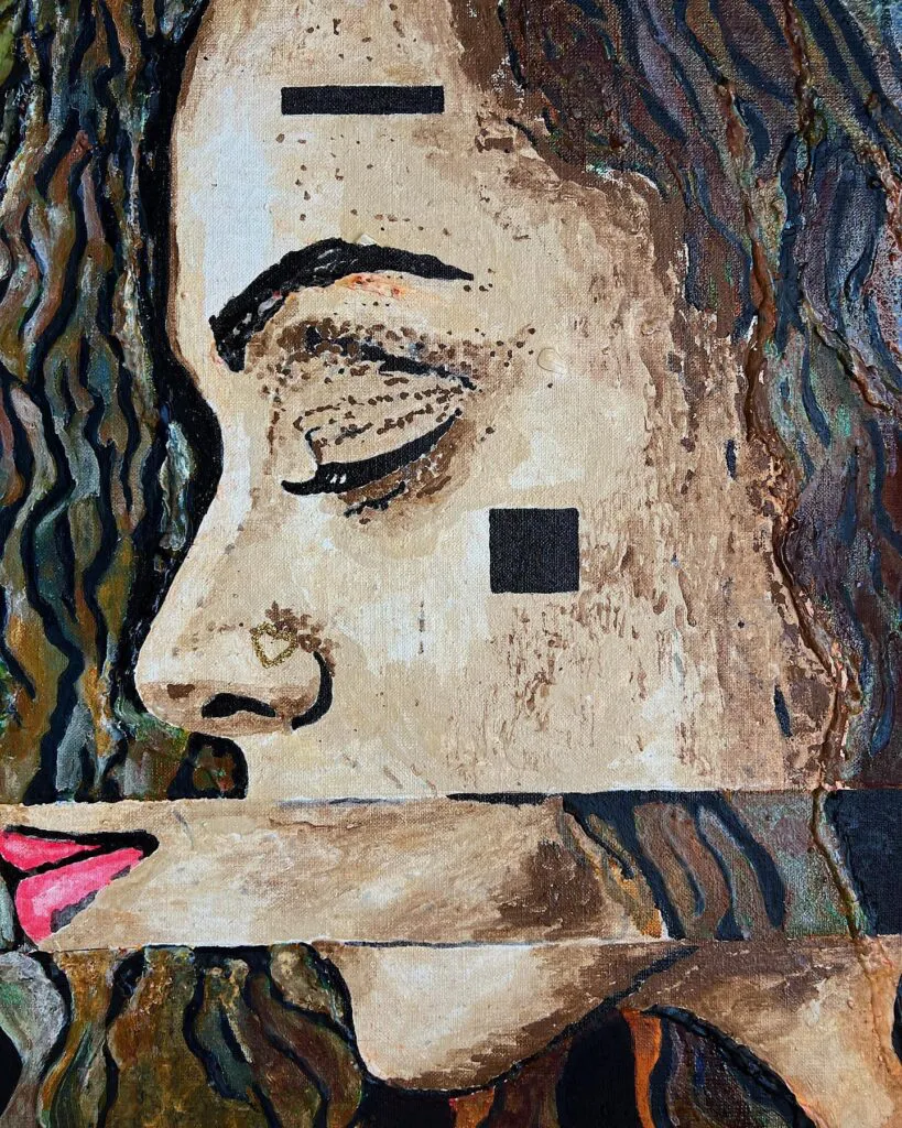 № 1 — original pop art painting by PRAKORIN, detail 7