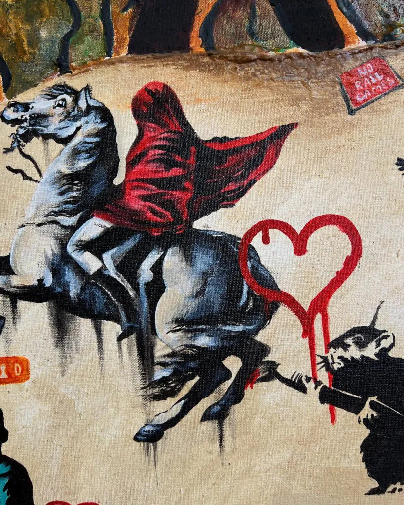 № 1 — original pop art painting by PRAKORIN, detail 8