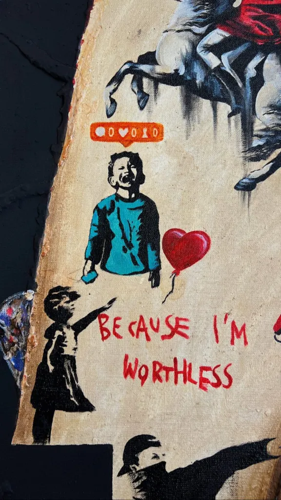 № 1 — original pop art painting by PRAKORIN, detail 10