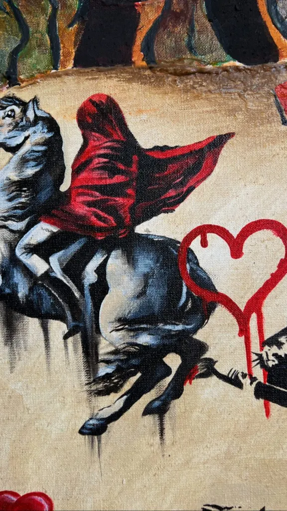 № 1 — original pop art painting by PRAKORIN, detail 11