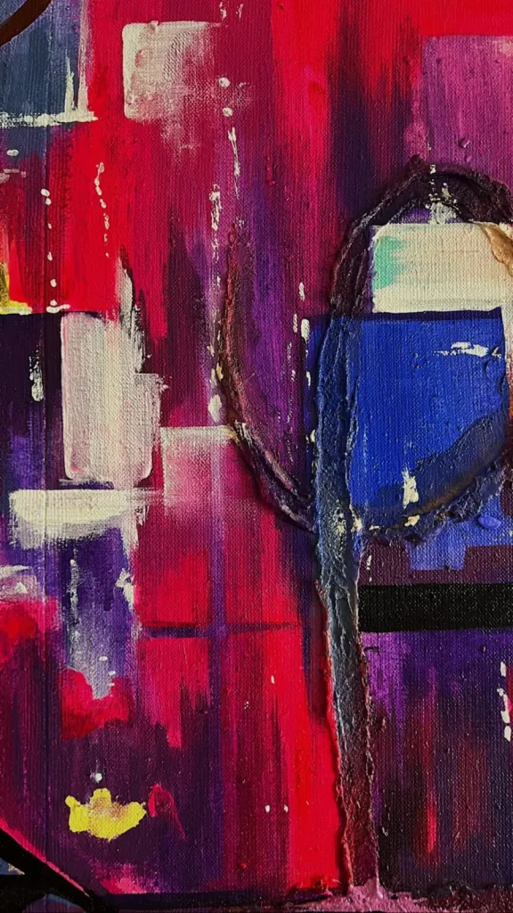 No Future — original pop art painting by PRAKORIN, detail 10