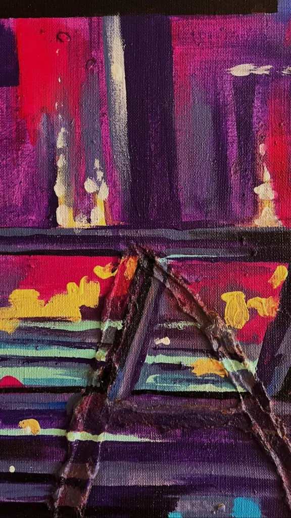 No Future — original pop art painting by PRAKORIN, detail 11