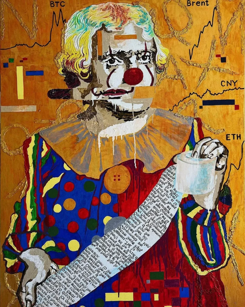 nosreffeJ samohT — original pop art painting by PRAKORIN