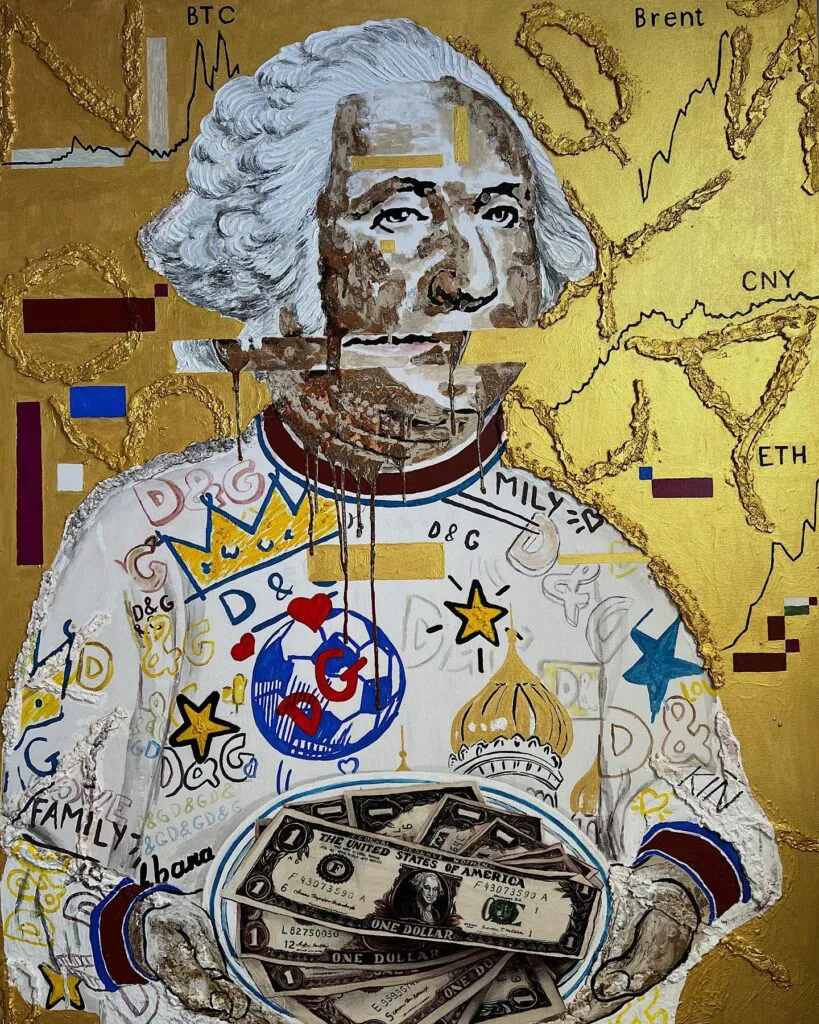 NOTHING — original pop art painting by PRAKORIN