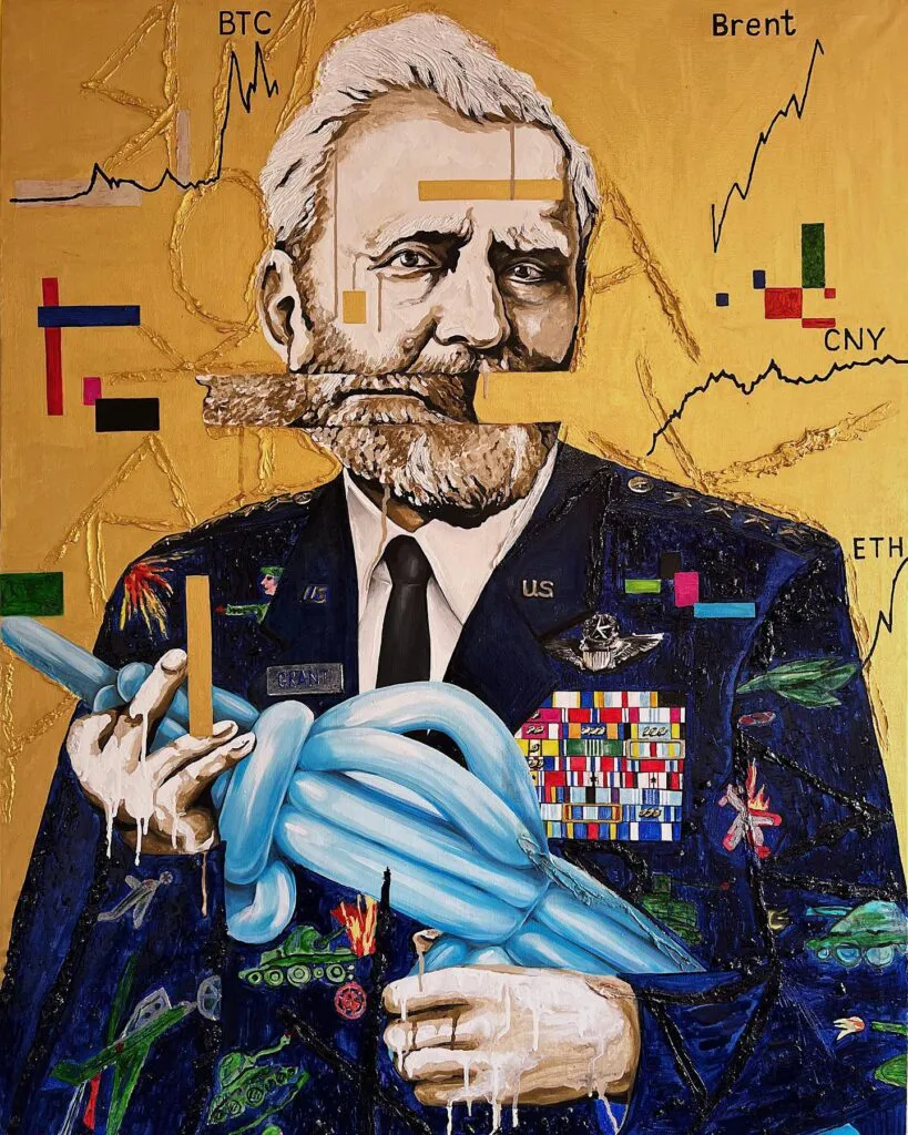 THE BIG GAME — original pop art painting by PRAKORIN