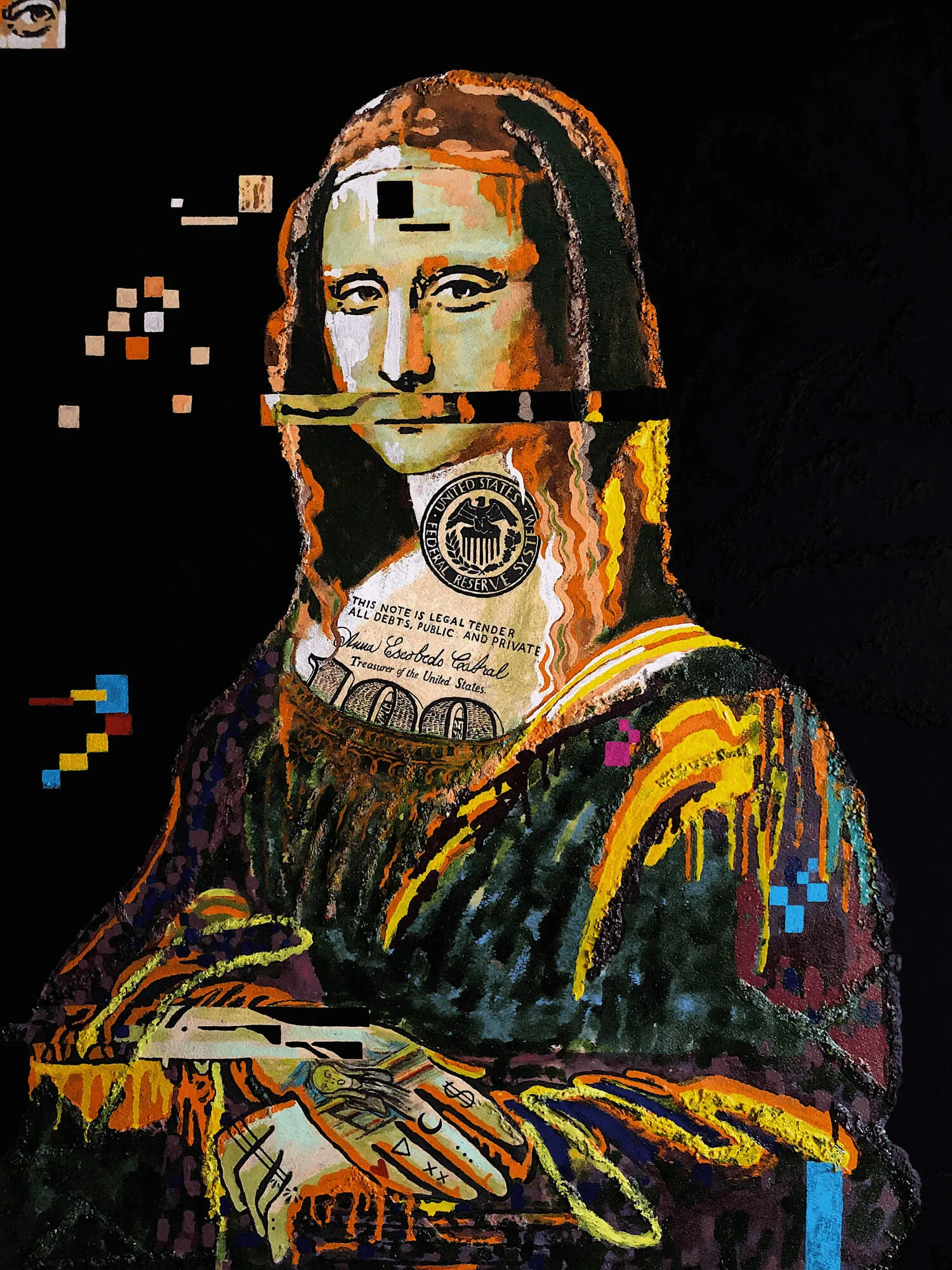 The Mona Lisa (1) — hand-finished lithograph by PRAKORIN