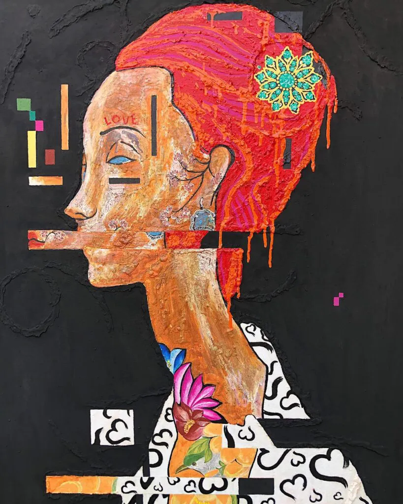 Three souls — original pop art painting by PRAKORIN