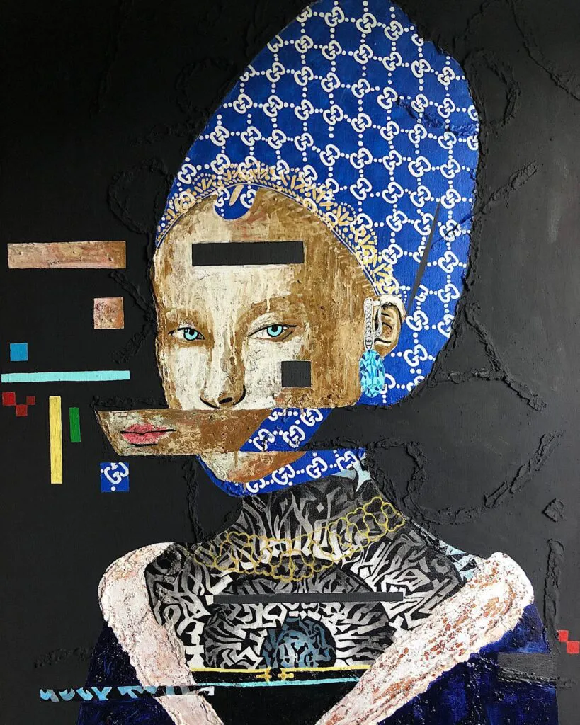Too much doesn't mean good — original pop art painting by PRAKORIN
