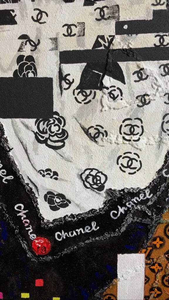 Unknown (1) — original pop art painting by PRAKORIN, detail 8