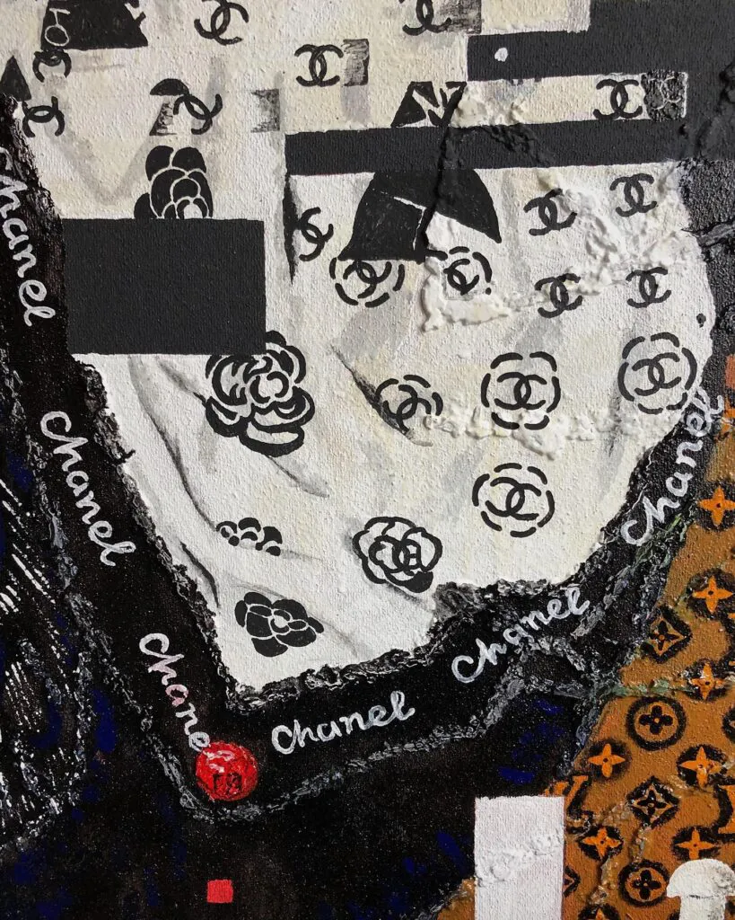 Unknown (1) — original pop art painting by PRAKORIN, detail 3