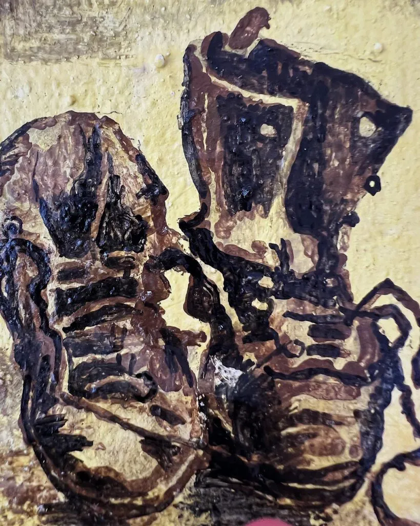 Van Gogh Dreams — original pop art painting by PRAKORIN, detail 9
