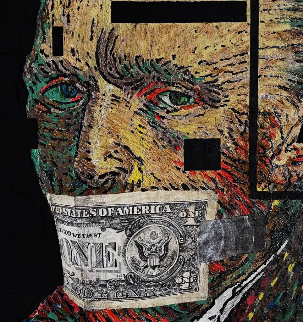 Power and the money, money and the power — pop art lithograph by PRAKORIN, photo 3