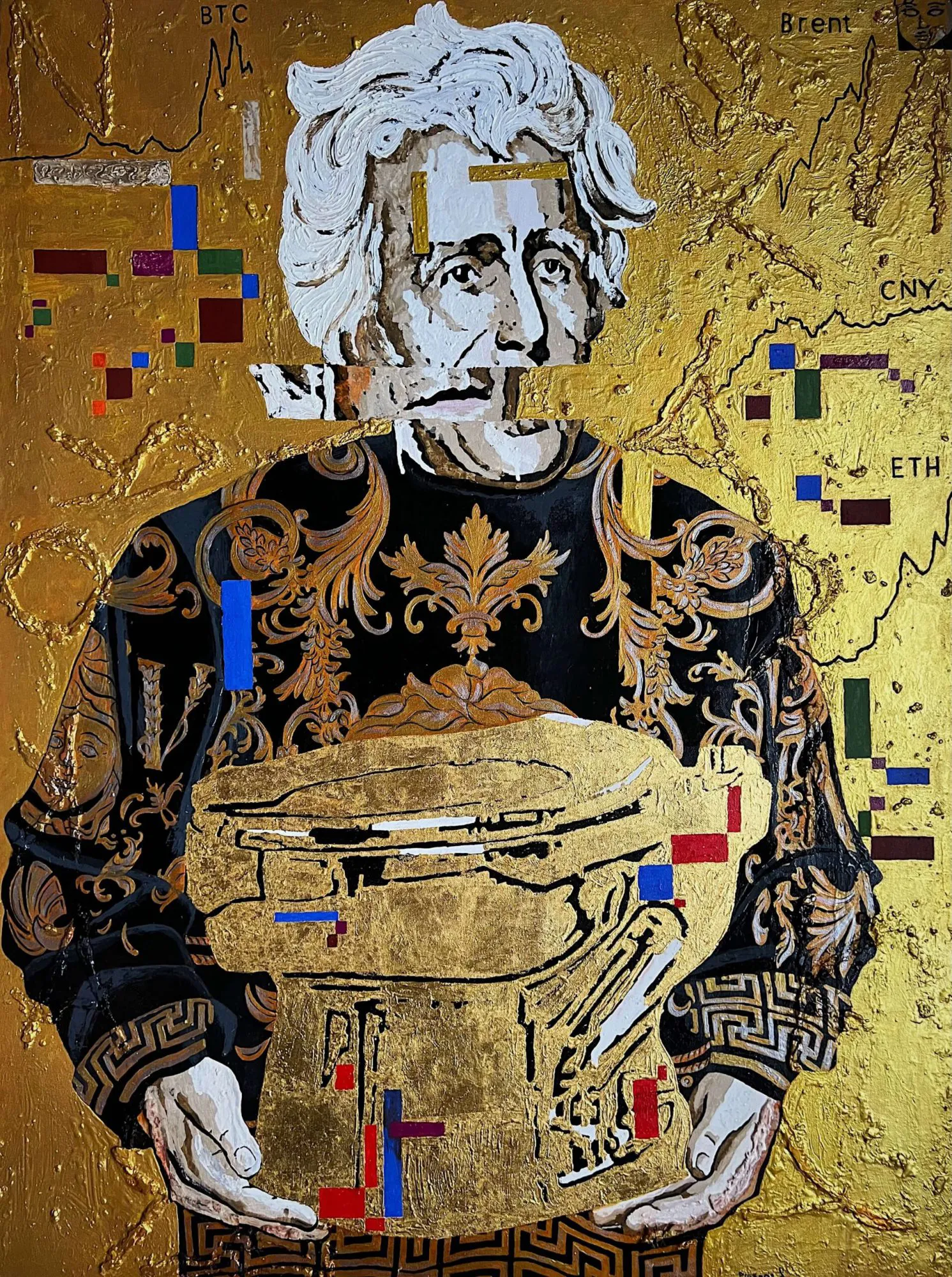 The pure gold — hand-finished lithograph by PRAKORIN