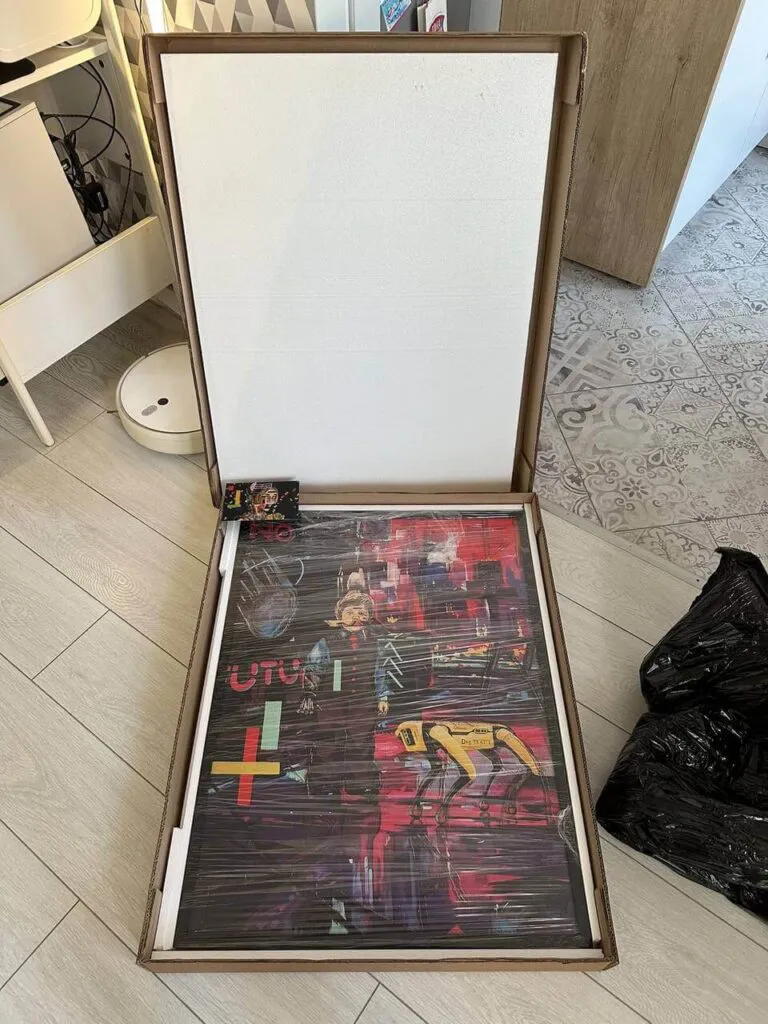 PRAKORIN painting at a collector’s home — review by Artem Sh.