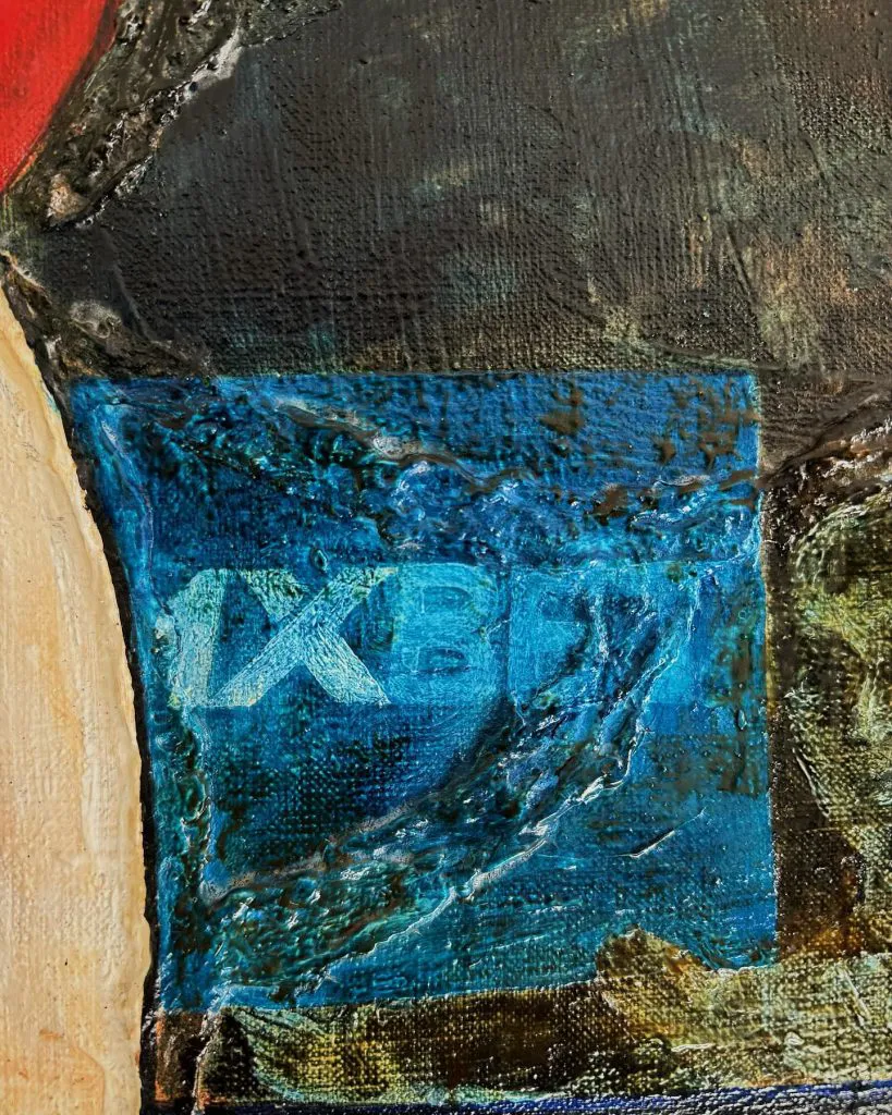 #41 681,60 — original pop art painting by PRAKORIN, detail 3