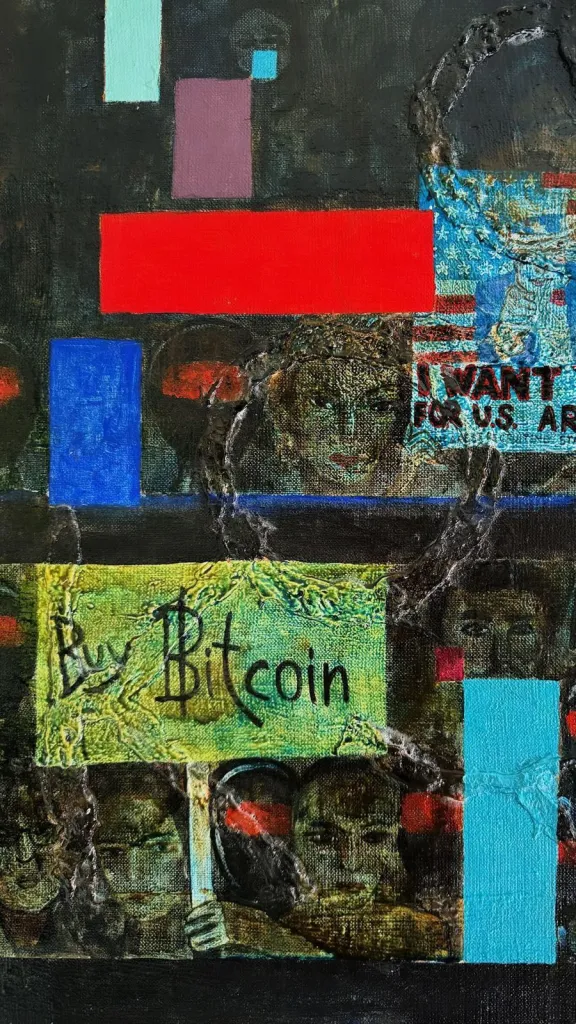 #41 681,60 — original pop art painting by PRAKORIN, detail 7