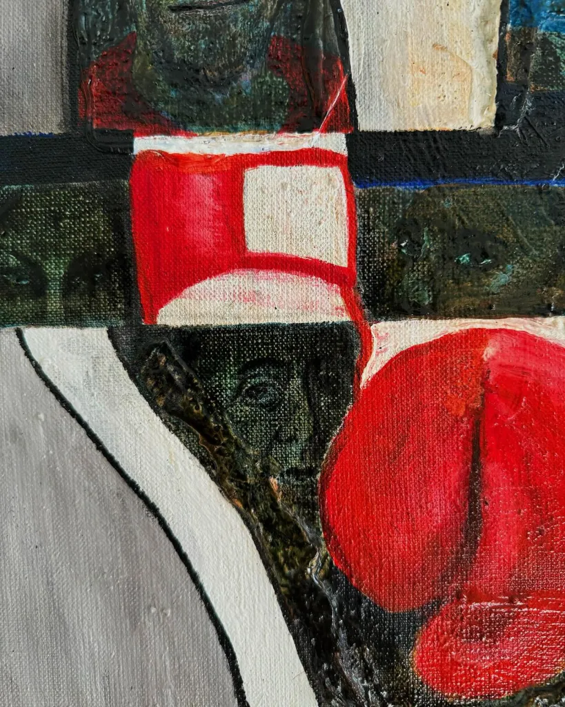#41 681,60 — original pop art painting by PRAKORIN, detail 4