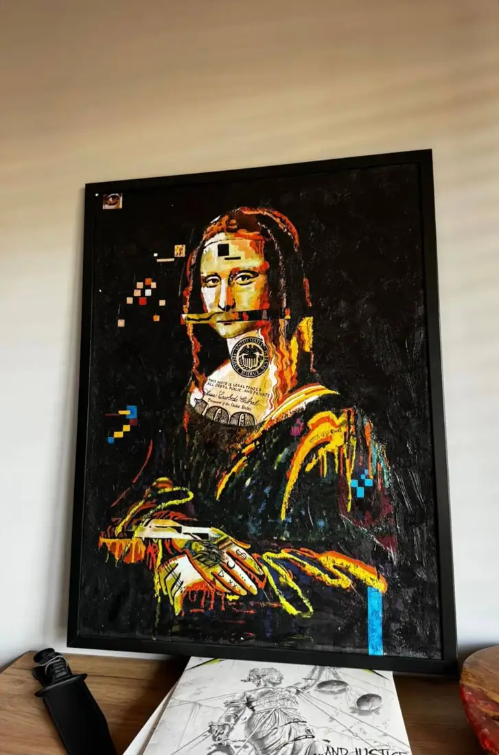 The Mona Lisa by PRAKORIN, photographed by its owner